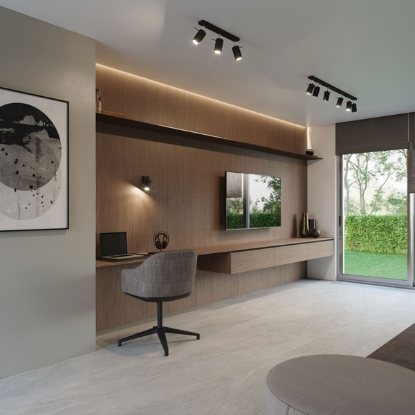 Deckenleuchte RING 6L schwarz Bild 6