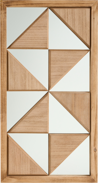 Wandobjekt HIESVILLE Tannenholz 75 cm Hellbraun