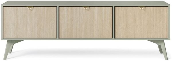 MOEBLO TV-Board ABETO RTV 158 (TV-Kommode mit Regalen TV-Board Fernsehschrank), (BxHxT): 158 x 52 x 38 cm