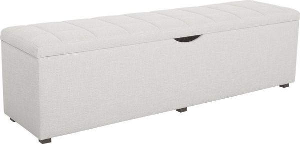 Home affaire Hockerbank Checked, mit Stauraum, Breite 120 cm und 160 cm, als Bettbank geeignet