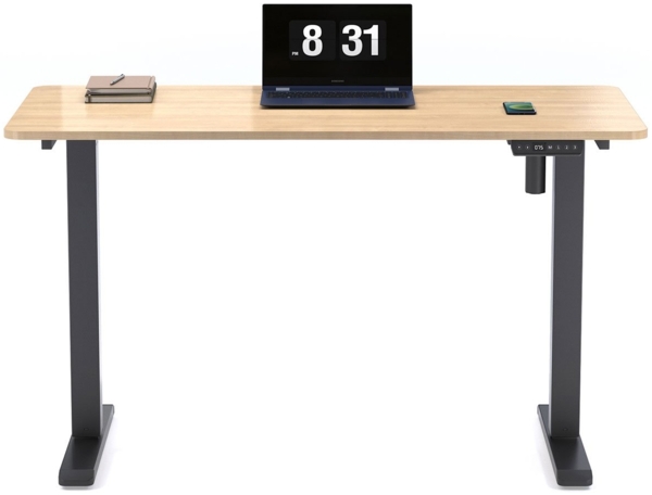 Schreibtisch 300.001760, Schwarz, Holzfarben, 120 x 73 x 60 cm