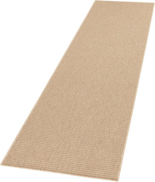 Flachgewebe Läufer Nature Naturbeige in Sisaloptik - 80x450x0,5cm