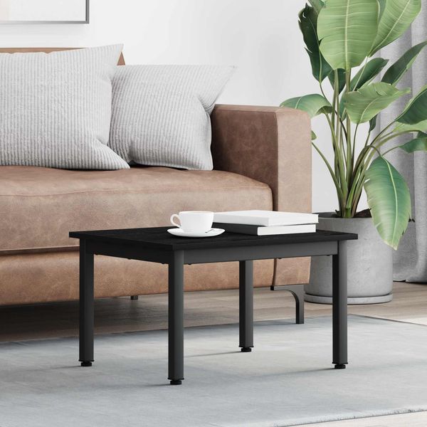 vidaXL Couchtisch Schwarz Eichen-Optik 60 x 50 x 36 cm Holzwerkstoff 892560