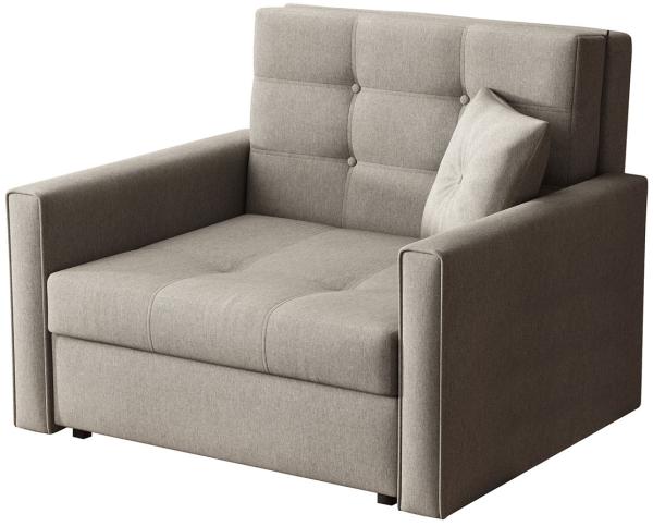 Mirjan24 Sofa Viva Lux I mit Schlaffunktion, einsitzer Polstersofa mit Bettkasten inkl. Kissen, Schlafsofa Bettsofa, Wohnlandschaft, (Sofia 03)