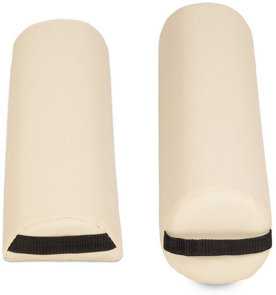 tectake Nackenrolle Lagerungsrollen-Set, mit Kunstlederbezug
