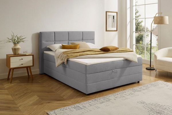 OTTO home Boxbett Fillmore inkl. Bettkasten, Liegefläche 140 und 180x200 cm, inkl. Topper, erhältlich in verschiedenen Farben