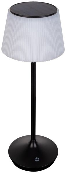 Light & More Solar-Tischleuchte Emmi schwarz 38 x 13 cm