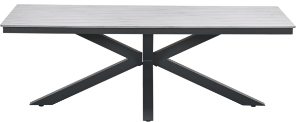 Gardissimo ARMATI Nonwood Alu-Gartentisch Gartenmöbel 220cm (eckig)