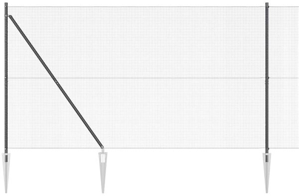 vidaXL Schweißdrahtzaun mit Spikes 10 x 1,5 m PVC-beschichteter Stahl 3352176 Bild 7