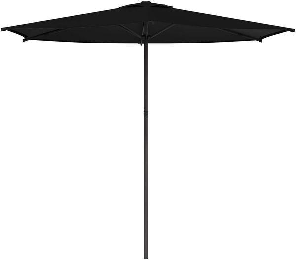 vidaXL Garten-Sonnenschirm 270x270 cm Polyester Rechtwinklig Schwarz 42036191