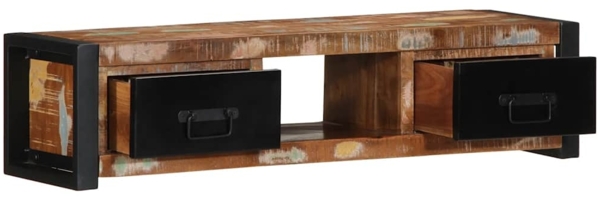 vidaXL TV-Schrank 100x30x25 cm Massivholz Altholz 4013598