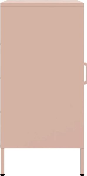 vidaXL Sideboard Rosa 36x39x79 cm Stahl 843014 Bild 7