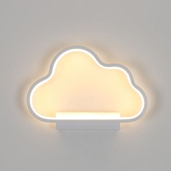 Wandleuchte – Wolkenmotiv – 20 W – Warmweiß – Fürs Kinderzimmer