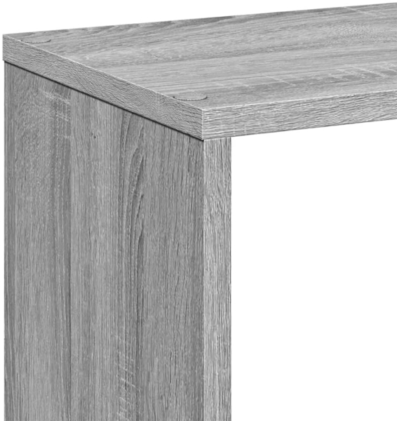 vidaXL Raumteiler-Bücherregal Grau Sonoma 67x25x161,5 cm Holzwerkstoff 858080 Bild 8