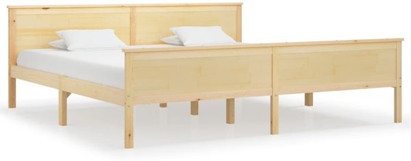 Doppelbett, Betten für Erwachsene, Massivholzbett Kiefer 200x200 cm de806