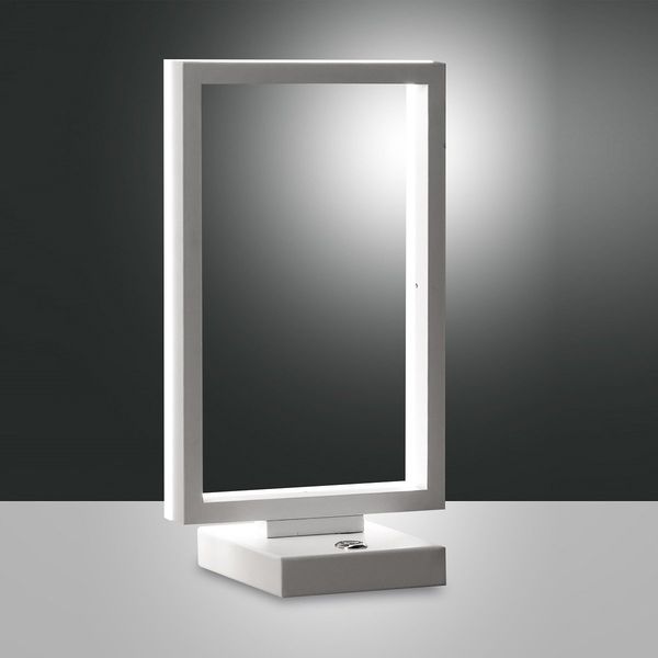 FABAS LUCE No. 3394-30-102 LED Tischleuchte Bard weiss dimmbar 30 cm
