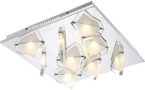 Attraktive 40,5W LED Esszimmer Deckenleuchte aus Chrom MIA