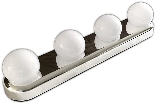 HAC24 LED Spiegelleuchte LED Spiegellampe Schminklicht Spiegel Kosmetik Make Up Leuchte Lampe, mit Saugnäpfen