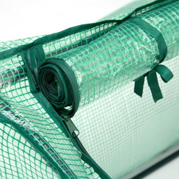 Foliengewächshaus mit Tür Bild 5