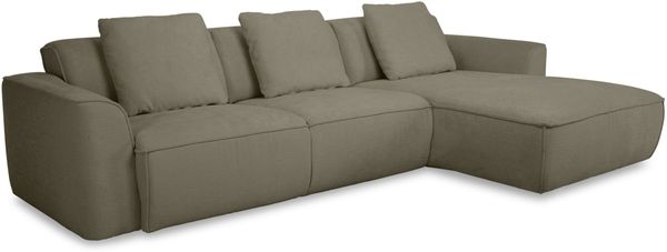 Polsterecke SANSIBAR HASLUM BB 298x174 cm braun Ecksofa Wohnlandschaft Eckcouch