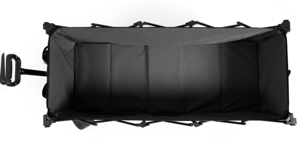 Faltbarer Bollerwagen 136×54×60 cm Armeegrün, XXL Handwagen mit 300 L Volumen, Stahlrahmen & automatischem Griff Bild 9