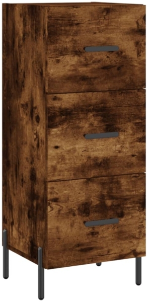 vidaXL Highboard Räuchereiche 34,5x34x180 cm Holzwerkstoff 3198862 Bild 11