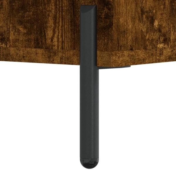 vidaXL Highboard Räuchereiche 34,5x34x180 cm Holzwerkstoff 3198862 Bild 6