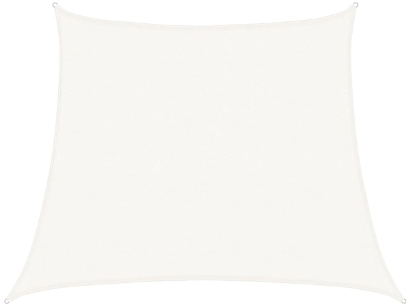 vidaXL Sonnensegel 160 g/m² Weiß 3/4x3 m HDPE 311269