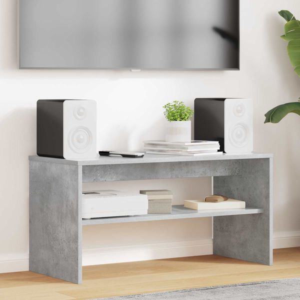 vidaXL TV-Schränk Beton Grau 80 x 35 x 40 cm Holzwerkstoff 8000303