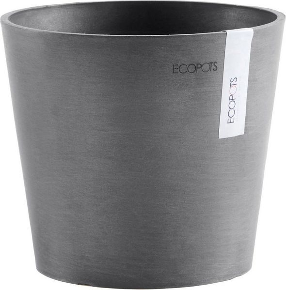 ECOPOTS Blumentopf AMSTERDAM Mini Grey, BxTxH: 17x17x14,9 cm