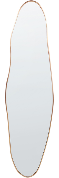Wandspiegel SALINS 40 cm 160 cm Metall Gold