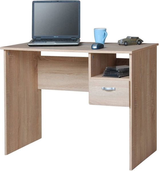 VOGL Möbelfabrik Schreibtisch Flo, Schülerschreibtisch auch mit Tastaturauszug erhältlich, Breite 91 cm