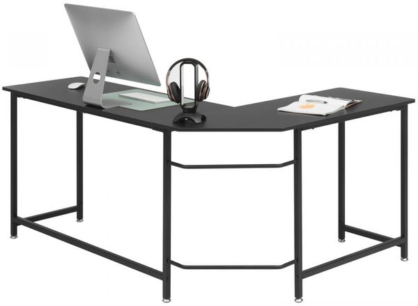 'Maletto' Eckschreibtisch, schwarz, 168 x 76 x 129 cm Bild 2