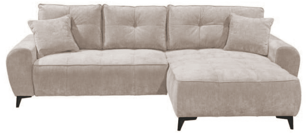 Sofa Elisa – ED Exciting Design |Schlaffunktion & Bettkasten |Mikrofaser Holms