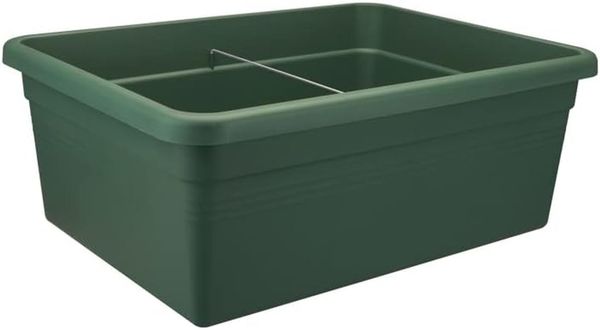 Elho Green Basics Beweglicher Garten - Gemüsegarten - Übertopf - Laubgrün - Draußen - L 76.7 x W 57.9 x H 29 cm