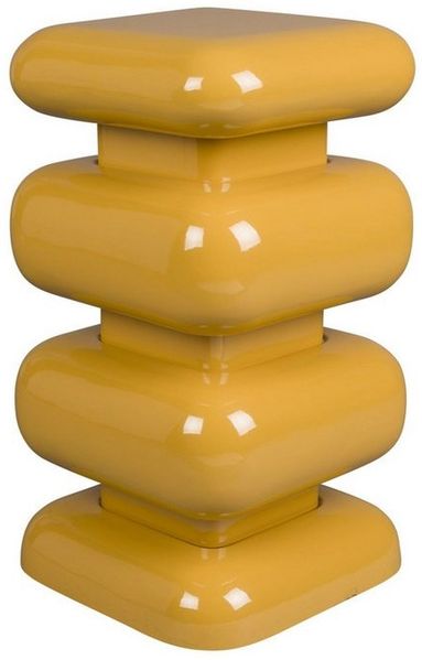 Dutchbone Beistelltisch Retro Hocker Couchtisch Stubby 70's Metall