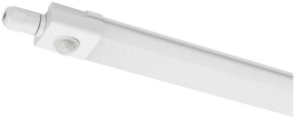proventa LED Deckenleuchte LED-Feuchtraumleuchte, LED, mit PIR-Bewegungsmelder 120 cm 30 Watt neutralweiß IP65