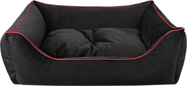 Dandy Dog Hundebett Magic Velvet Black Größe L