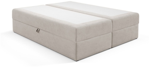 Best for Home Boxspringbett mit Bettkasten Doppelbett Trinity K14 Bonellfederkern inkl 7cm Topper (140x200 160x200 180x200 200x200 cm, Bonell-Matratze, gepolstertes Kopfteil, Polsterbett versch. Größen), mit oder ohne Topper, Flexible Liefermöglichkeit...