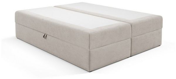 Best for Home Boxspringbett mit Bettkasten Doppelbett Trinity K14 Bonellfederkern inkl 7cm Topper (140x200 160x200 180x200 200x200 cm, Bonell-Matratze, gepolstertes Kopfteil, Polsterbett versch. Größen), mit oder ohne Topper, Flexible Liefermöglichkeit... Bild 4