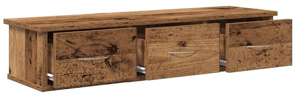 vidaXL Wandschrank Altholz-Optik 88x26x18,5 cm Holzwerkstoff 855860 Bild 5