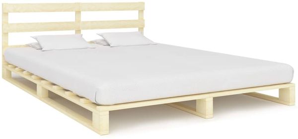 vidaXL Palettenbett Massivholz Kiefer 140×200 cm [285244]