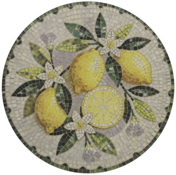 Chic Antique - Teller Kuchenteller D 21cm Keramik Mosaikoptik Zitronen 61102604