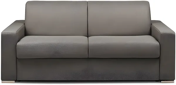 Vente-unique - CALITO Sofa Stoff Grau - B 223 cm94 cm x H 85 cm x L 194 cm