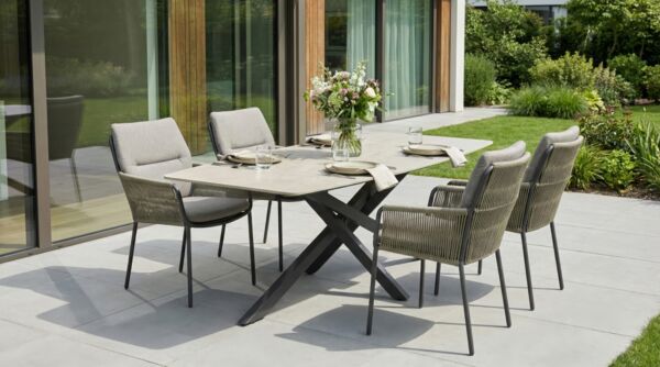 LC Garden »Como« Gartentisch Outdoortisch Sintered