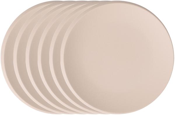 Villeroy & Boch NewMoon beige Frühstücksteller ø 24 cm 6er Set
