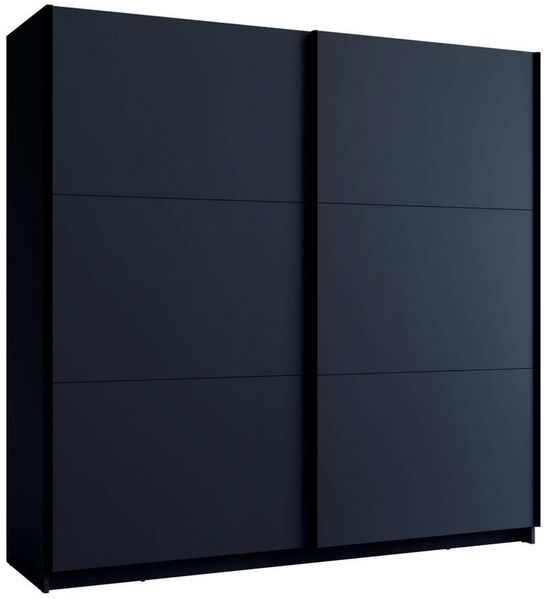Home affaire Kleiderschrank Fresno Wäscheschrank mit 5 Einlegeböden und Kleiderstange Garderobe mit 2 Schwebetüren, B/H/T 200/207/62 cm