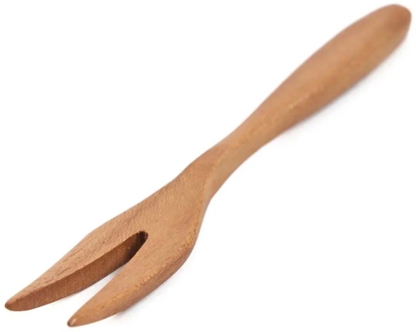 Die Tapas Gabel - Natur - Natürlich - 14x2x2cm Bild 5