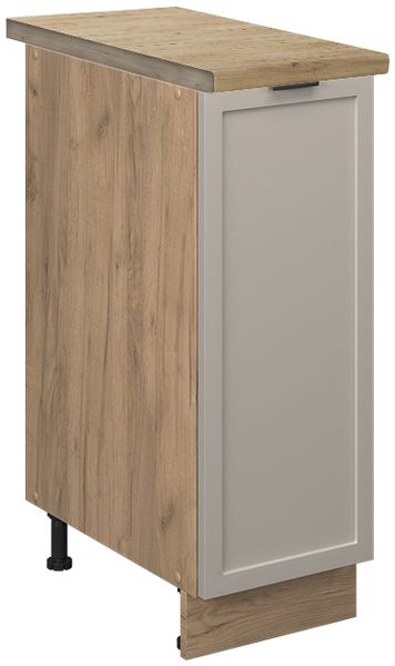 Apothekerschrank Fame-Line GrauBeige 30 cm , AP Eiche Vicco