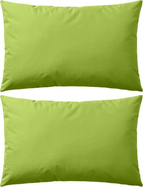 vidaXL Gartenkissen 2 Stk. 60 x 40 cm Apfelgrün 132292